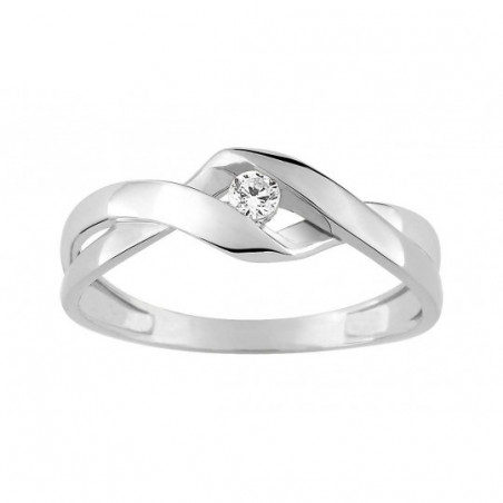 Bague or blanc 375/1000ème