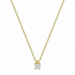 Collier or 750/1000ème et diamant