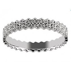 Alliance femme or blanc