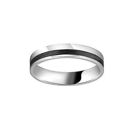 Alliance homme or blanc
