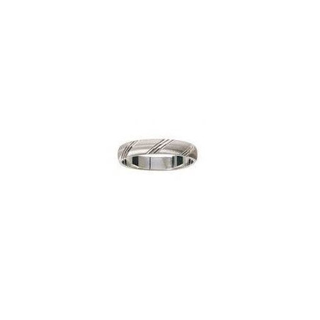 Alliance homme or blanc