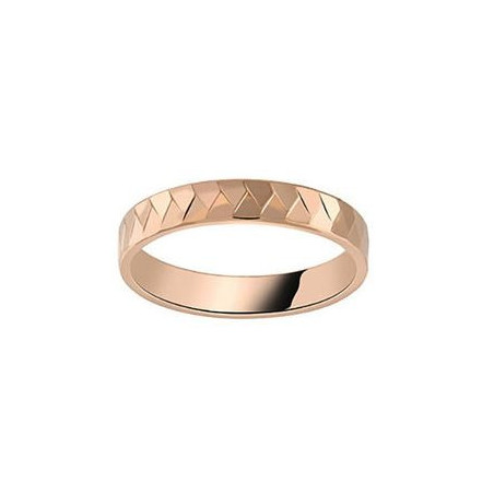 Alliance femme or rose