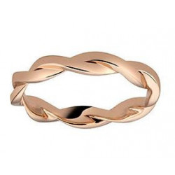 Alliance femme or rose