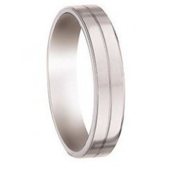 Alliance homme en platine