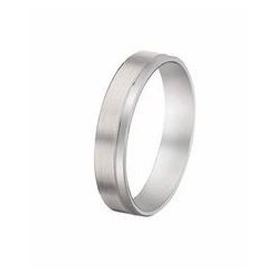 Alliance homme en platine