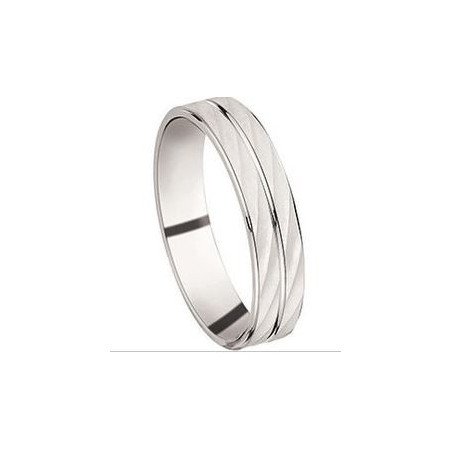 Alliance homme en platine