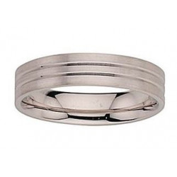 Alliance homme en platine