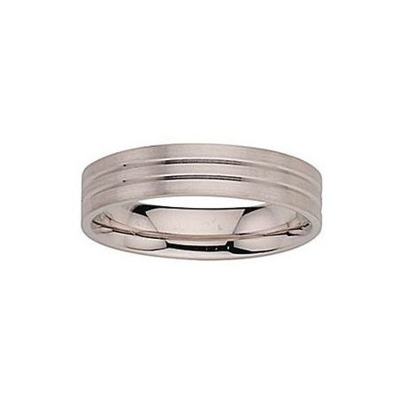 Alliance homme en platine