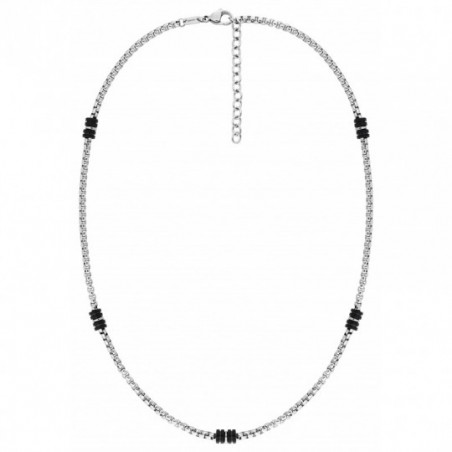 Collier homme acier